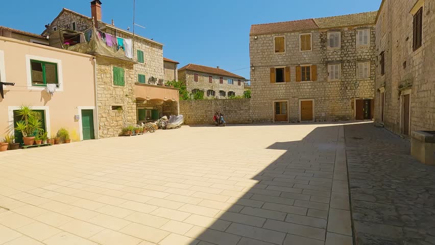 Amazing streets of Stari Grad Croatia
