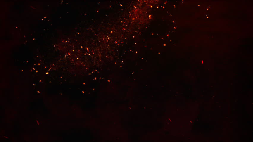 Impact Red Lava Fire And Particles Loop Backgrounds.use as a background or overlay