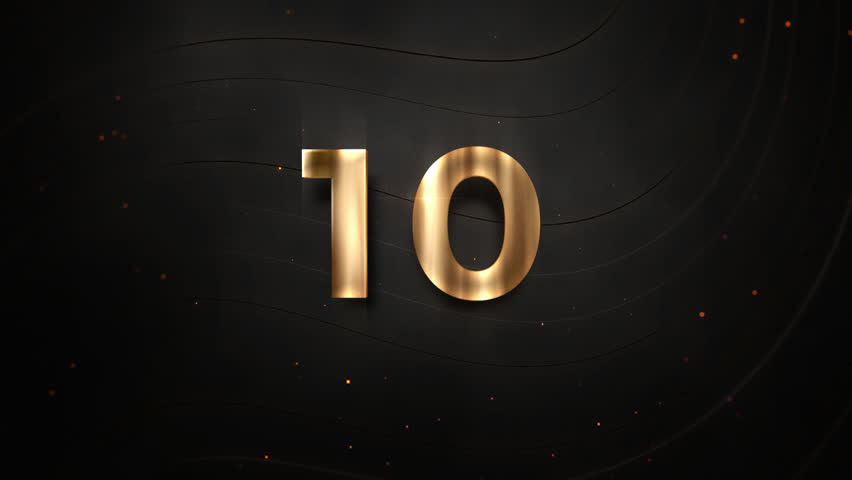 Gold Luxe Countdown 3in1 Backgrounds.use as a background or overlay