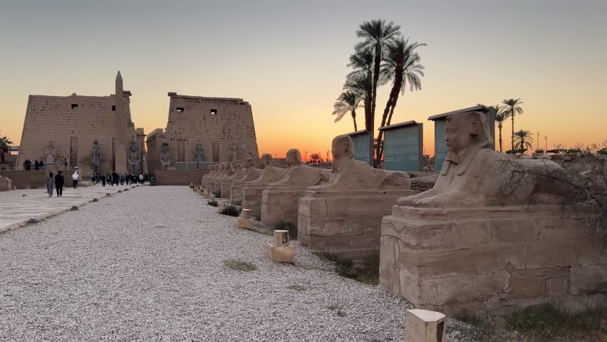 The Luxor weather, Luxor, Egypt.
