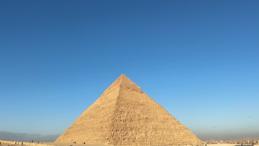Pyramid of Khafre in Giza, Cairo, Egypt.