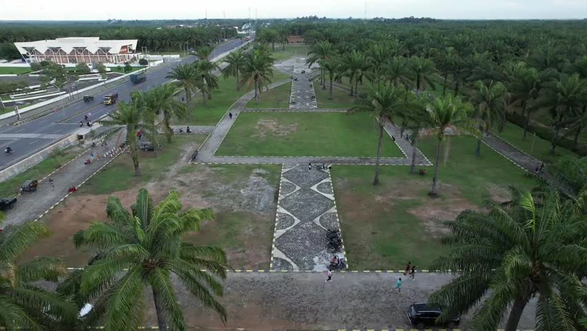 Serdang Bedagai district square, green open space