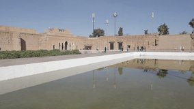 Reflection in the pool in the palace in Marrakech - Powered by Shutterstock - Get 15% off with code: PIKWIZARD15