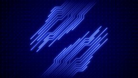 Connections Futuristic neon circuit board with moving electrons. Abstract technological background - Powered by Shutterstock - Get 15% off with code: PIKWIZARD15