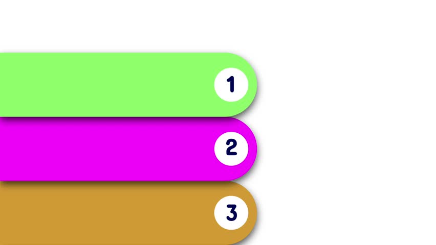 Process chart infographic template with 3 steps workflow