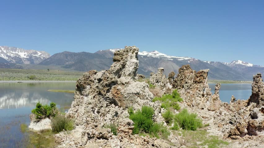 Mono Lake with Stalagmites and amazing landscape in Tufa, California, USA