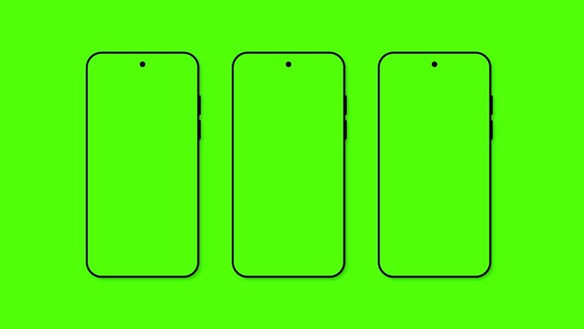  4k animated mobile mockups with green screen or chroma key hd animated mobile screen mockup