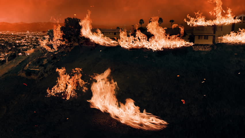Intense fires spread across Los Angeles in 2025, destroying properties and threatening local ecosystems