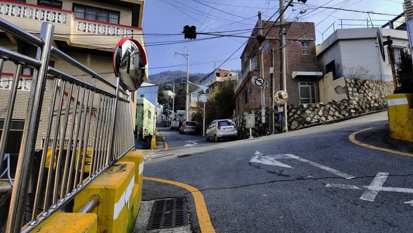 The city street of Busan, South Korea