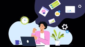 Showcase streamlined multitasking with precise vector elements, illustrating balance and efficiency. - Powered by Shutterstock - Get 15% off with code: PIKWIZARD15