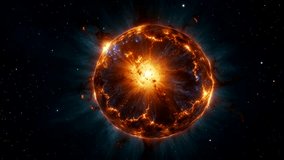 a very spectacular cosmic phenomenon, namely a supernova. A supernova is a powerful explosion of a star that marks the end of its life. - Powered by Shutterstock - Get 15% off with code: PIKWIZARD15