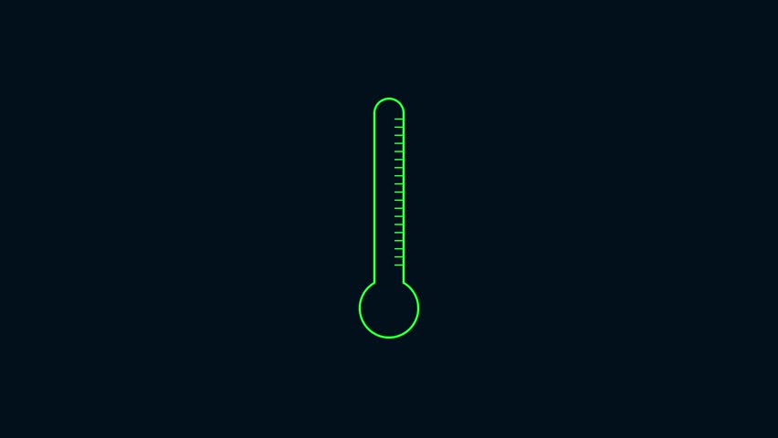 Technology clinical Thermometer with rise in temperature mercury based thermometer science concept.