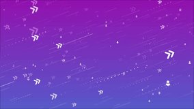 Motion graphics geometric shapes design Corporate cyber digital colorful Trendy and stylish diagonal lines background. Technology premium luxury design template. Luxury for Corporate or Commercial - Powered by Shutterstock - Get 15% off with code: PIKWIZARD15