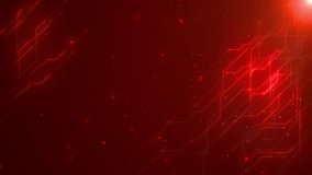 Red Circuit Board Digital Data moving CPU 4K backgrounds. Abstract Computer Processing organizing data. modern high tech Artificial intelligence (AI), data mining, computer technology surface 3D - Powered by Shutterstock - Get 15% off with code: PIKWIZARD15