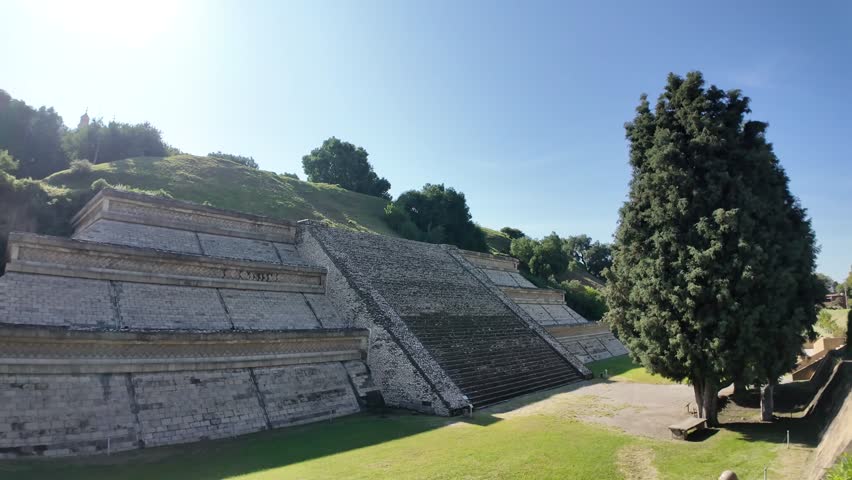 Explore Cholula's archaeological zone and the Great Pyramid in Puebla, Mexico
