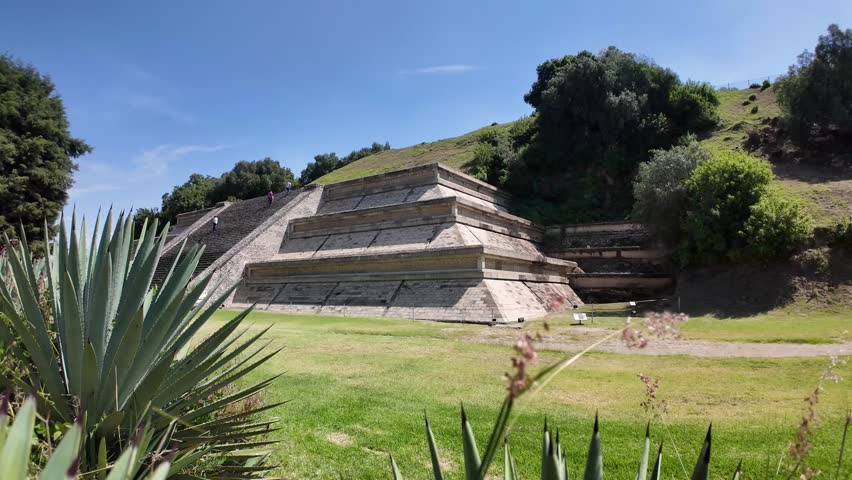Explore the archaeological zone of Cholula with the Great Pyramid in Puebla, Mexico