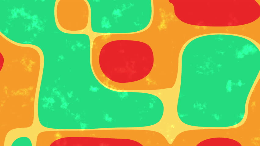 Abstract art with orange red and green shapes suitable for backgrounds, design projects, prints, digital art, and vibrant decor themes.