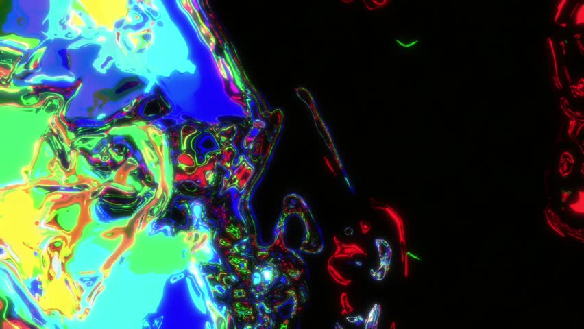Colorful abstract patterns with vibrant energy and movement