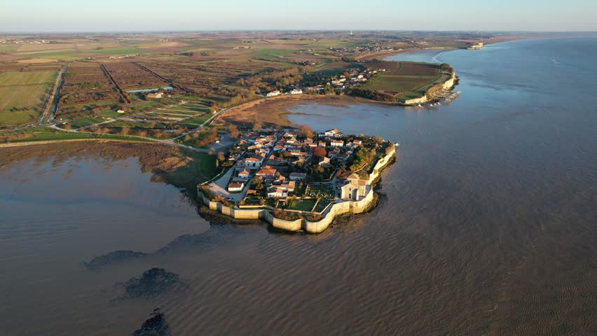 The village of Talmont-sur-Gironde, in Charente-Maritime, is renowned for its picturesque charm and its stunning church overlooking the estuary.
