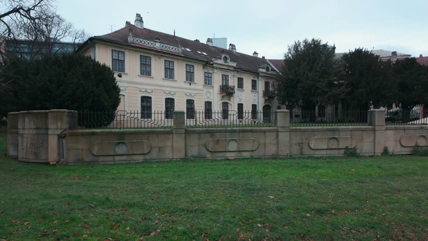 Medická záhrada Park in Bratislava Old Town in Slovakia