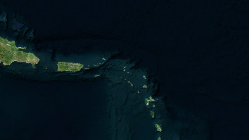 Saint Martin close-up - satellite. Preview.