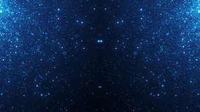 Abstract background animation with glittering shiny blue particles. This sparkling motion background animation is full HD and a seamless loop. - Powered by Shutterstock - Get 15% off with code: PIKWIZARD15