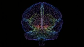 Abstract Digital Brain Wireframe with Multicolor Gradient - Powered by Shutterstock - Get 15% off with code: PIKWIZARD15