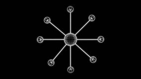 digital internet connection and communication concept animation. world wide networking, social media icon animation.	
 - Powered by Shutterstock - Get 15% off with code: PIKWIZARD15