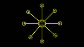 digital internet connection and communication concept animation. world wide networking, social media icon animation.	
 - Powered by Shutterstock - Get 15% off with code: PIKWIZARD15