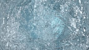 Super Slow Motion Shot of Water Whirling in Glass Bottle at 1000fps. - Powered by Shutterstock - Get 15% off with code: PIKWIZARD15