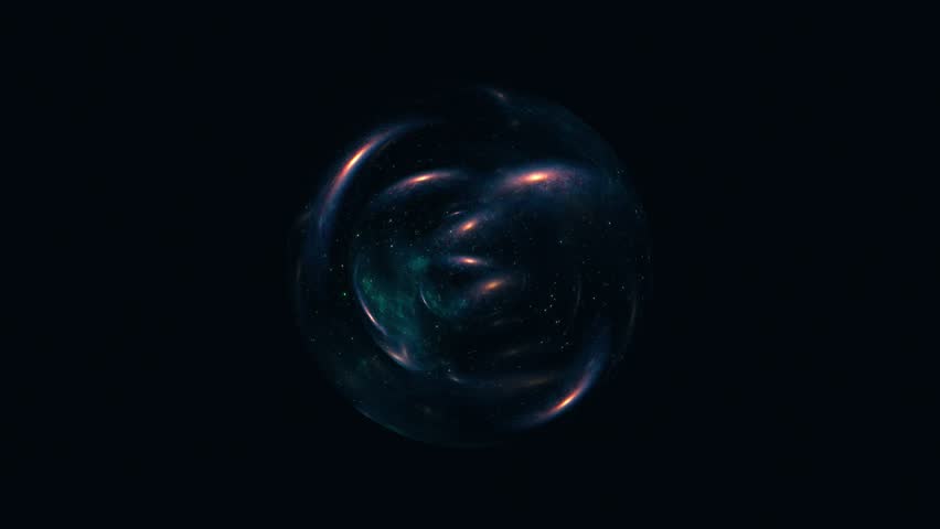 Stylized Representation of the Universe Expanding as a Multi-Layered Sphere