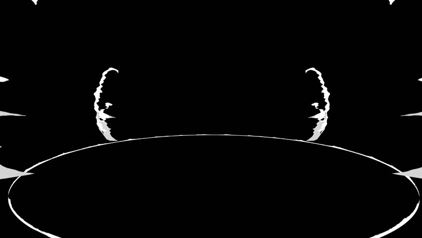 2D animation with alpha channel of shockwave and smoke and dust rising from a fall to the ground in cartoon style