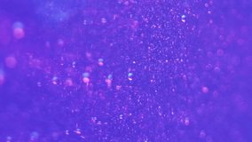 Vertical video. Bubbles texture. Bokeh light. Defocused neon blue pink purple color translucent sparkling oil fluid droplets wave motion abstract art background. - Powered by Shutterstock - Get 15% off with code: PIKWIZARD15