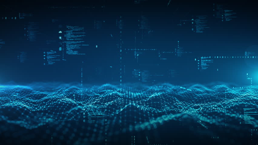 Futuristic digital background data connection with binary code, and complex interconnected networks symbolize big data and advanced analytics. Technology network data blockchain connection - Powered by Shutterstock - Get 15% off with code: PIKWIZARD15