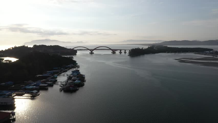 Papua Red Bridge Youtefa Bridge from above