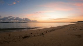 Okinawa Sunset sea, Umosa Beach, Nago City, fixed point footage - Powered by Shutterstock - Get 15% off with code: PIKWIZARD15