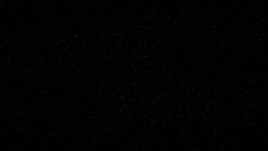 Golden Dust Falling Slow Motion Black Background Abstract 3d Animation. Gold, Silver, Blue Color Confetti Pouring Isolated. Beautiful Sparkle Particles Blow Curtain Close-up Design Element Concept 4k