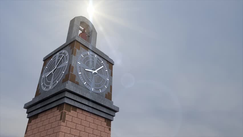 Clock tower timelapse