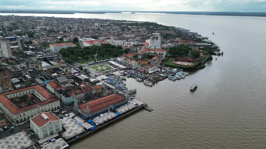 Ver-o-Peso Market Dock Station  Açaí Fishing Boats Belém Pará Brazil Cultural Tourism Port Architecture Gastronomy Amazon Handicraft Boat Traditional Historical Heritage Photography Travel Tour Vessel