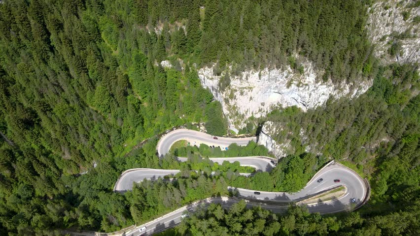 Romanian mountains, Carpathian, Transylvania, Eastern Europe - 4K Drone Video