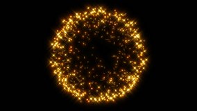 Magic glow circle gold explosion.4K animation with alpha channel. 60fps. mov format RGB+Alpha  - Powered by Shutterstock - Get 15% off with code: PIKWIZARD15