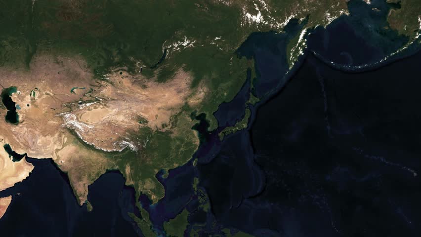 Geospatial Map of Camp Humphreys Naval Base and Surrounding Areas.Camp Humphreys map animation