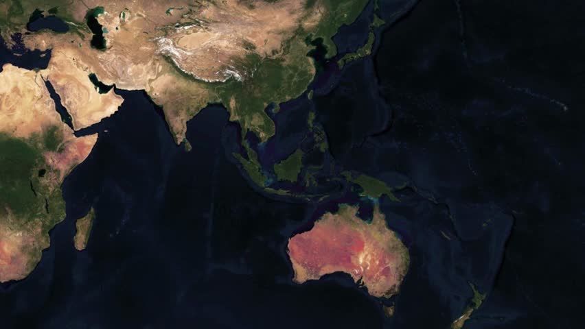 Geospatial Map of Darwin Naval Base and Surrounding Areas.Darwin map animation