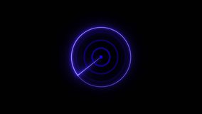  Glowing neon digital radar screen icon animation with neon circle. location searching 4k animation. Neon radio waves signal icon. - Powered by Shutterstock - Get 15% off with code: PIKWIZARD15