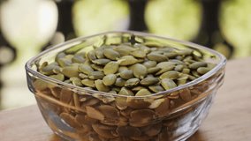 Roasted Pumpkin Seeds are a delicious, crunchy snack with hierro. - Powered by Shutterstock - Get 15% off with code: PIKWIZARD15