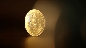 A Softly Focused Illuminated Bitcoin Coin Glowing in the Digital Currency Landscape - Powered by Shutterstock - Get 15% off with code: PIKWIZARD15