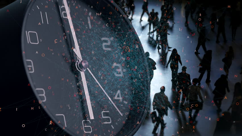 The experience of time flowing in a bustling and active urban environment is fascinating
