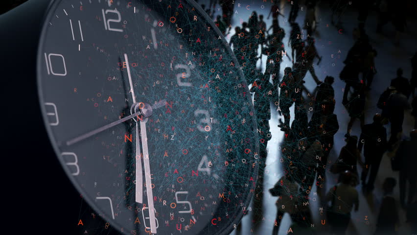 The experience of time flowing in a bustling and active urban environment is fascinating