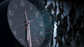 The experience of time flowing in a bustling and active urban environment is fascinating - Powered by Shutterstock - Get 15% off with code: PIKWIZARD15