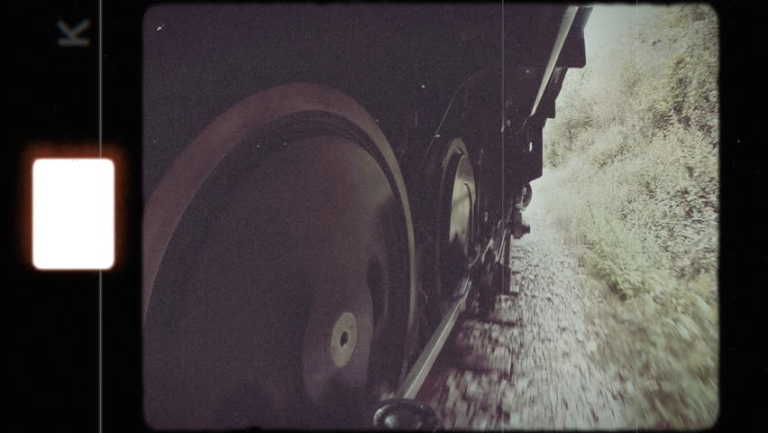 Vintage Train Wheels Sitting Beautifully on an Old Track, Capturing Their Timeless Charm